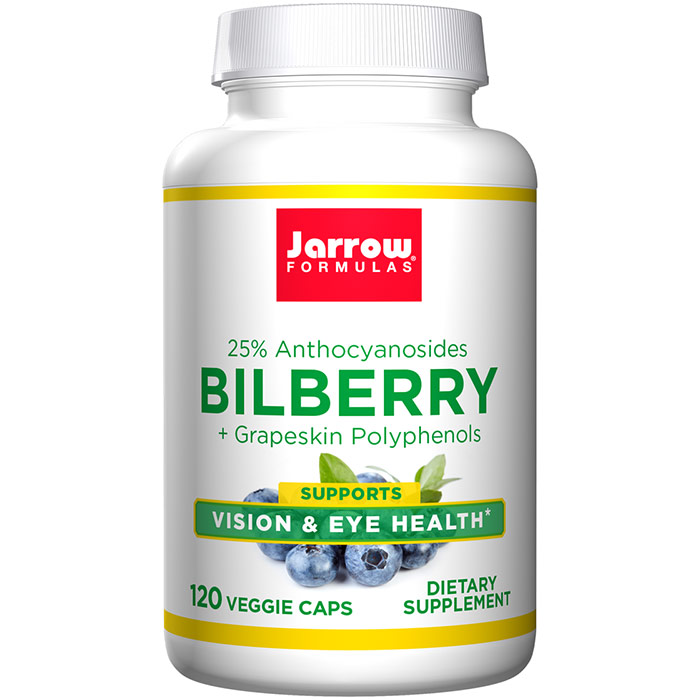 Bilberry Plus Grapeskin Polyphenols, 120 caps, Jarrow Formulas