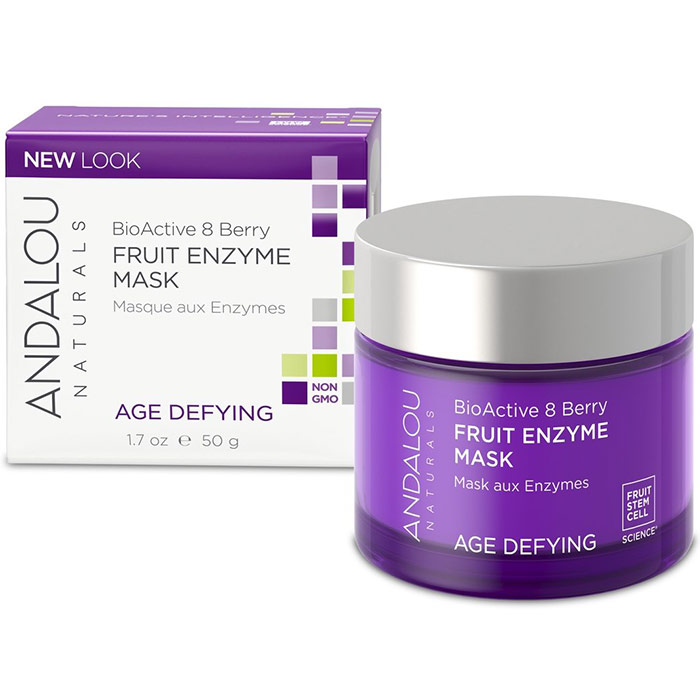 BioActive 8 Berry Fruit Enzyme Mask, 1.7 oz, Andalou Naturals