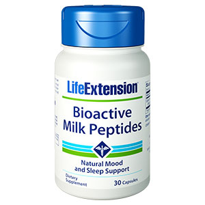 Bioactive Milk Peptides, Mood & Sleep Support, 30 Capsules, Life Extension