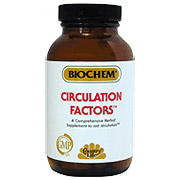 Biochem Circulation Factors Formula XX, Improved, 50 Tablets, Country Life