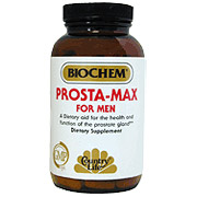 Biochem Prosta-Max For Men Formula XI, Improved, 100 Tablets, Country Life