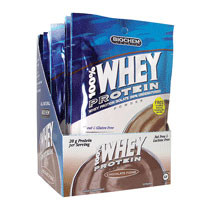 Biochem Sports 100% Whey Protein Packet - Chocolate 10 Packs
