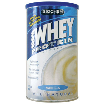 Biochem Sports 100% Whey Protein - Vanilla 13.9 oz