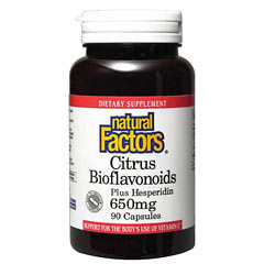 Bioflavonoids 650mg 90 Capsules, Natural Factors