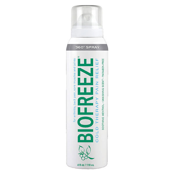 Biofreeze 360 Spray, Cold Therapy Pain Relief, 4 oz