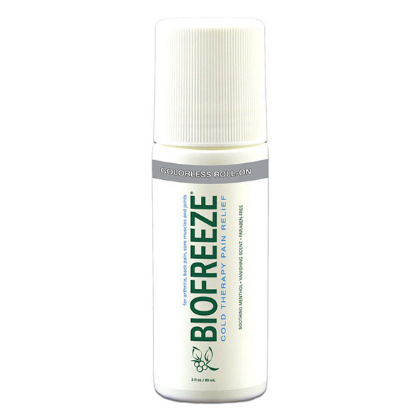 Biofreeze Colorless Roll-On, Topical Pain Reliever, 3 oz