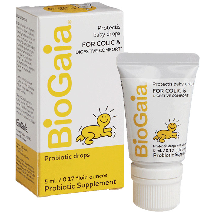 BioGaia Protectis Baby Drops, Probiotic Drops for Colic & Digestive Comfort, 5 ml, Everidis Health Sciences