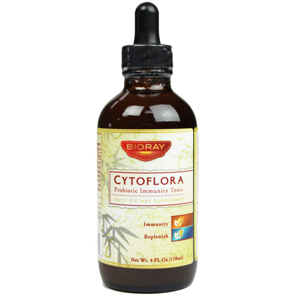 Bioray CytoFlora, Liquid Probiotic Immunity Tonic, 4 oz