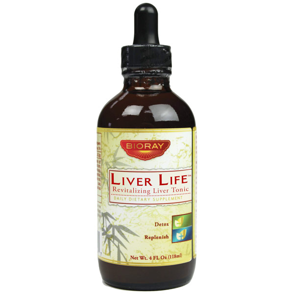 Bioray Liver Life Liquid, Liver Restorative Supplement, 4 oz