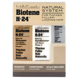Biotene H-24 Tri-Pack (Shampoo, Conditioner & Emulsion), 3 pc, Mill Creek Botanicals