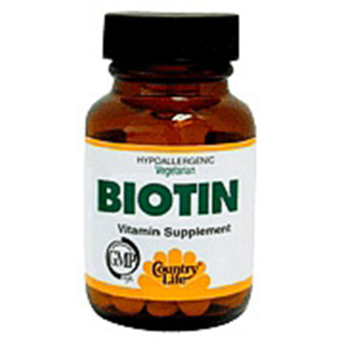 Biotin 1000 mcg 100 Tablets, Country Life