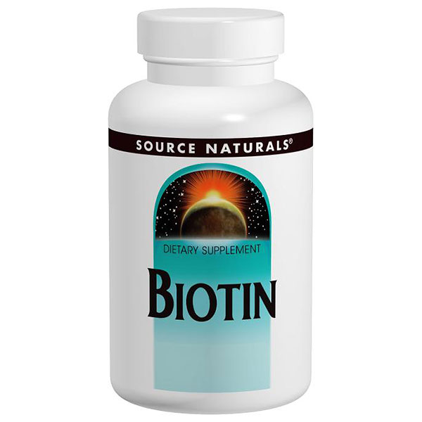 Biotin 1000 mcg, 100 Tablets, Source Naturals