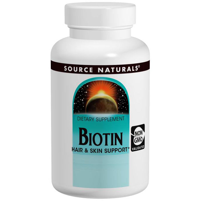 Biotin 10,000 mcg Fast Melt, 120 Tablets, Source Naturals