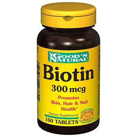 Good 'N Natural Biotin 300 mcg, 100 Tablets, Good 'N Natural
