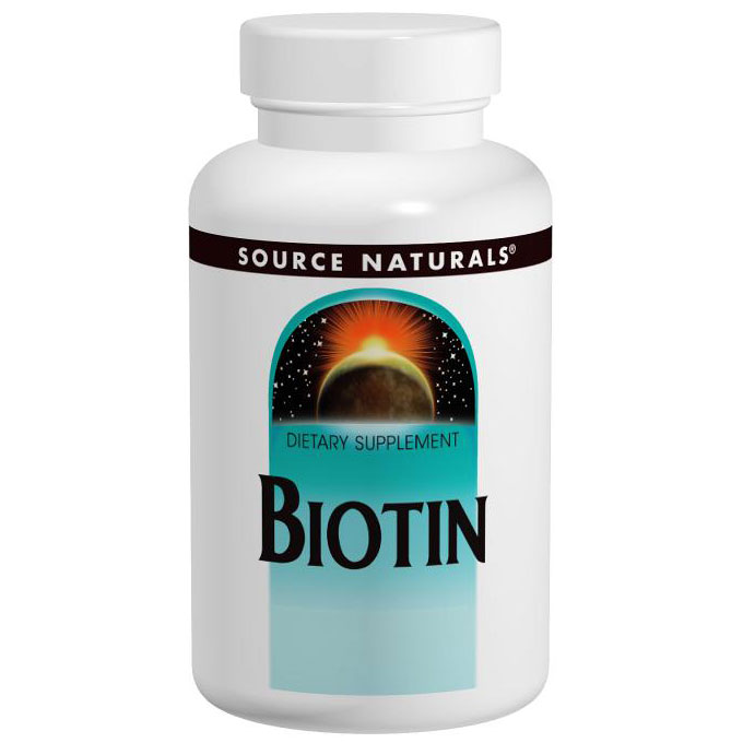Biotin 5000 mcg, Value Size, 200 Tablets, Source Naturals