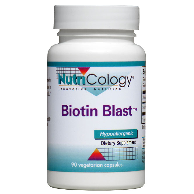 Biotin Blast, 100 mg, 90 Vegetarian Capsules, NutriCology