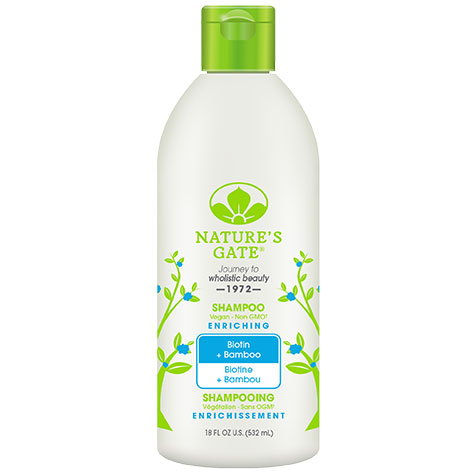 Nature's Gate Biotin Strengthening Shampoo, 18 oz, Nature's Gate