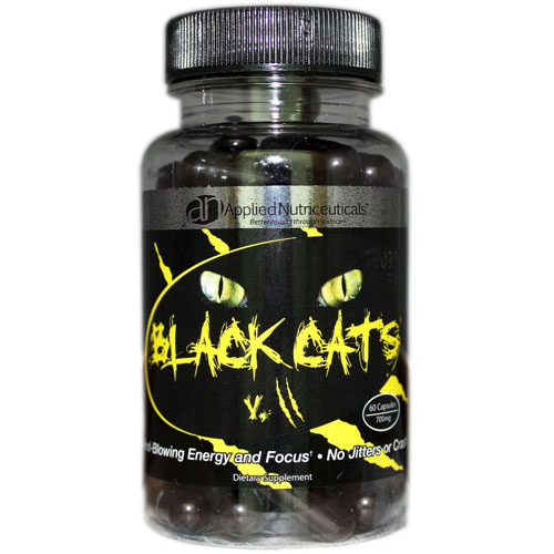 Applied Nutriceuticals Applied Nutriceuticals Black Cats V2, Energy and Focus, 60 Capsules