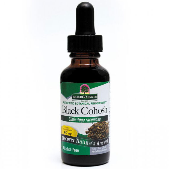 Black Cohosh Alcohol-Free Extract Liquid, 1 oz, Natures Answer