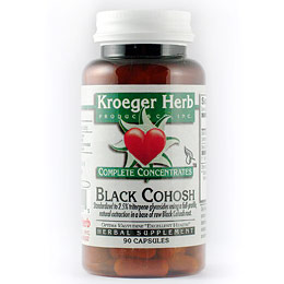Kroeger Herb Black Cohosh Complete Concentrate, 90 Vegetarian Capsules, Kroeger Herb