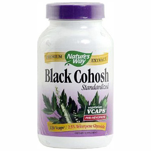 Black Cohosh Extract Standardized 120 vegicaps from Natures Way