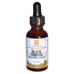 L.A. Naturals Black Cohosh Organic, 1 oz, L.A. Naturals