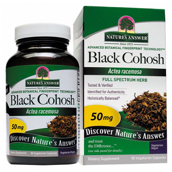 Black Cohosh Root, 90 Capsules, Natures Answer