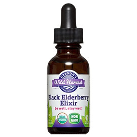 Black Elderberry Elixir, Organic, 1 oz, Oregons Wild Harvest