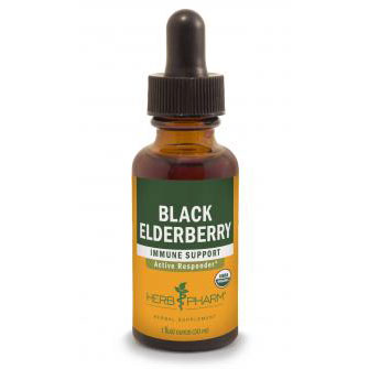 Black Elderberry Extract Liquid, 1 oz, Herb Pharm