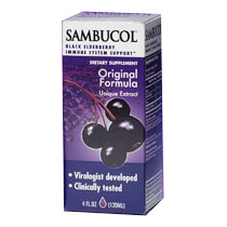 Black Elderberry Syrup Original, 4 oz, Sambucol