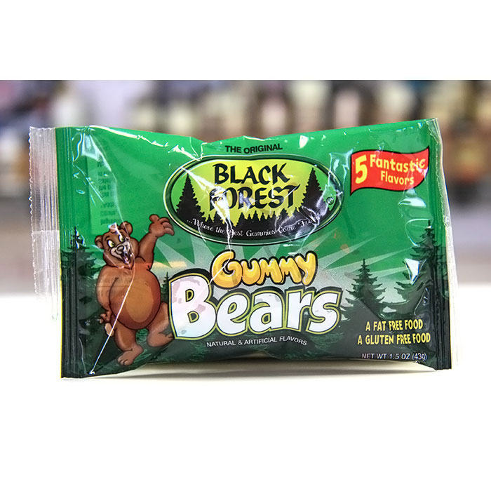 Black Forest Gummy Bears, 1.5 oz x 24 Pouches, Ferrara Candy Company