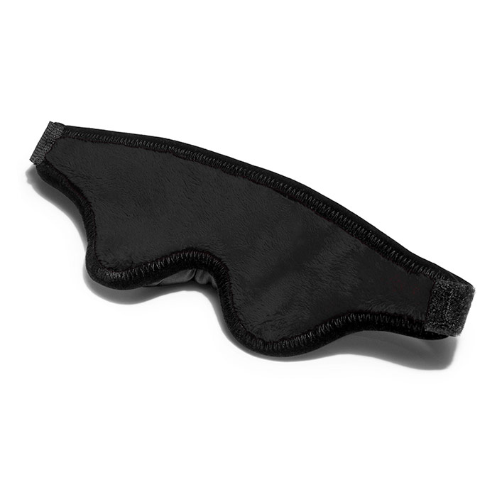 Black Label Loveblind Plush Blindfold - Microfiber Black, Liberator Bedroom Adventure Gear