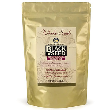 Black Seed Whole Seed, 16 oz, Amazing Herbs