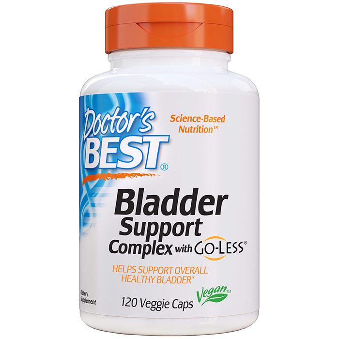 Bladder Support Complex with Go-Less, 120 Veggie Caps, Doctors Best