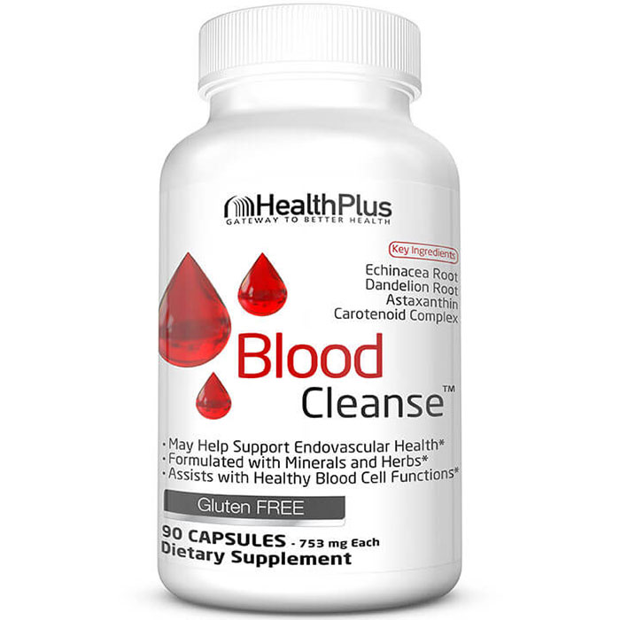 Blood Cleanse (Body Cleansing), 90 Capsules, Health Plus Inc.