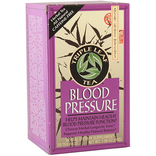Blood Pressure Herbal Tea, 20 Tea Bags x 6 Box, Triple Leaf Tea