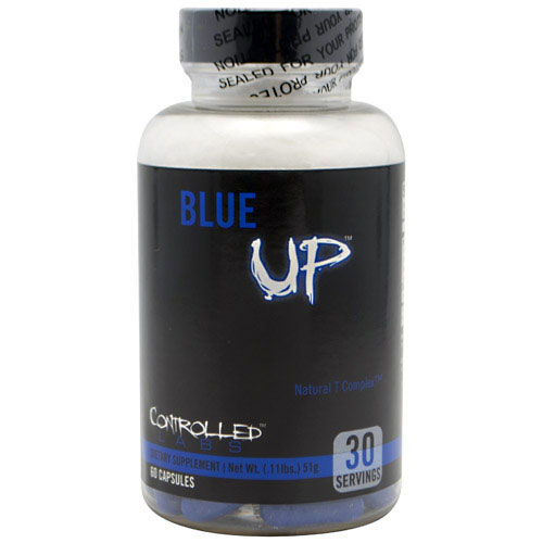 Blue UP ( Blue Rhino ) Testosterone Booster, 60 Caps, Controlled Labs