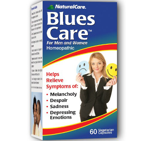 NaturalCare Products Inc Blues Care, Homeopathic, 60 Vegetarian Capsules, NaturalCare