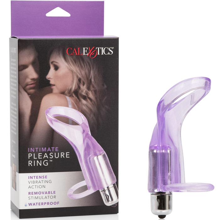 Intimate Pleasure Vibrating Ring - Purple, California Exotic Novelties