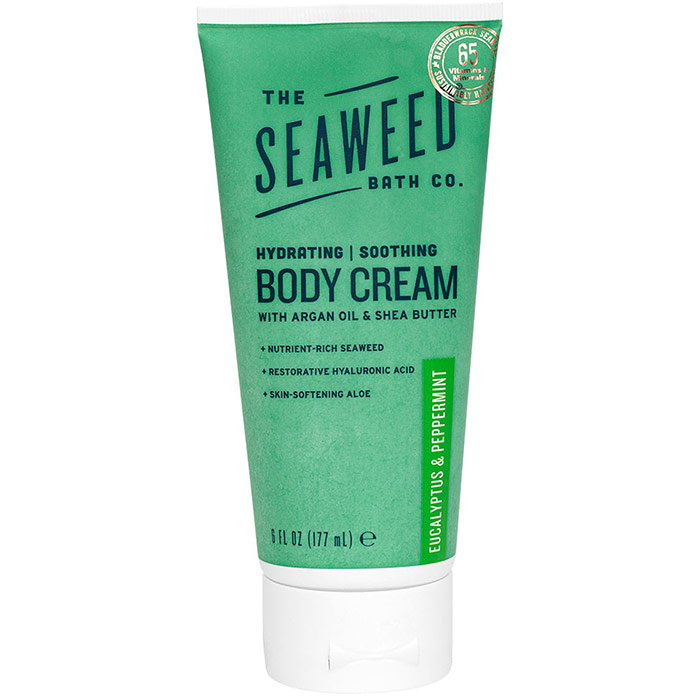 Body Cream - Eucalyptus & Peppermint, 6 oz, The Seaweed Bath Co.