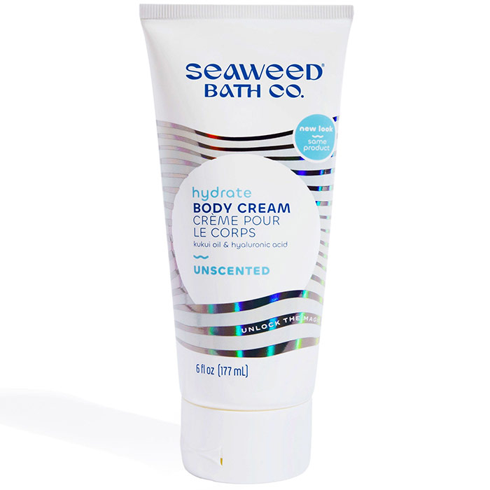 Body Cream - Unscented, 6 oz, The Seaweed Bath Co.