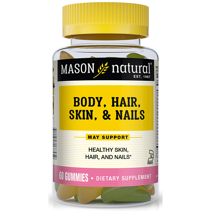 Body, Hair, Skin & Nails, 60 Gummies, Mason Natural