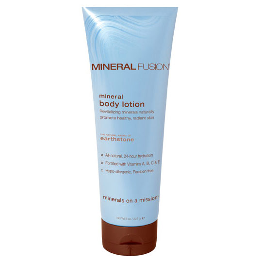 Mineral Fusion Cosmetics Mineral Body Lotion, Earthstone, 8 oz, Mineral Fusion Cosmetics