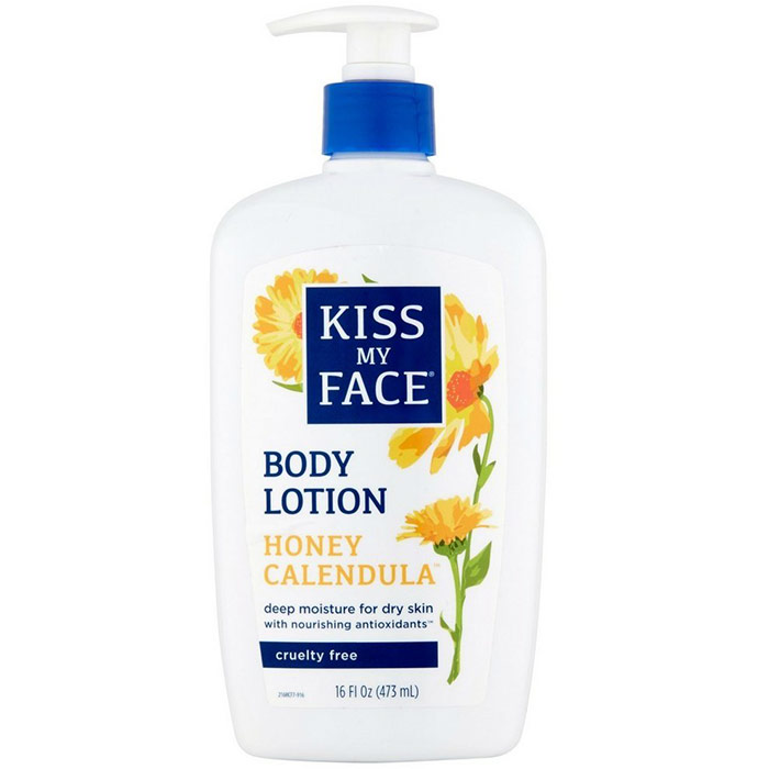 Body Lotion, Honey Calendula, 16 oz, Kiss My Face