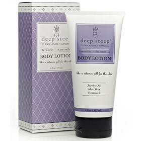 Body Lotion, Lavender Chamomile, 6 oz, Deep Steep