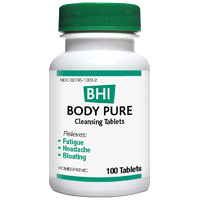 BHI Body Pure Cleansing Tablets, 100 Tablets, MediNatura