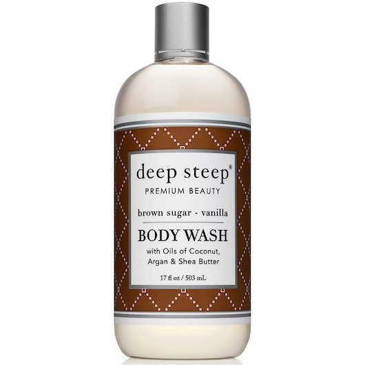 Body Wash - Brown Sugar Vanilla, 17 oz, Deep Steep