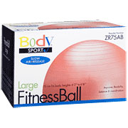 BodySport Fitness Ball 75cm, Anti-Burst, Red, ZR75AB