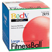 BodySport Fitness Ball 75cm, Red, ZR75