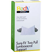 BodySport Two-Pull Lumbosacral Support, Foam Construction, Regular, ZRB181REG